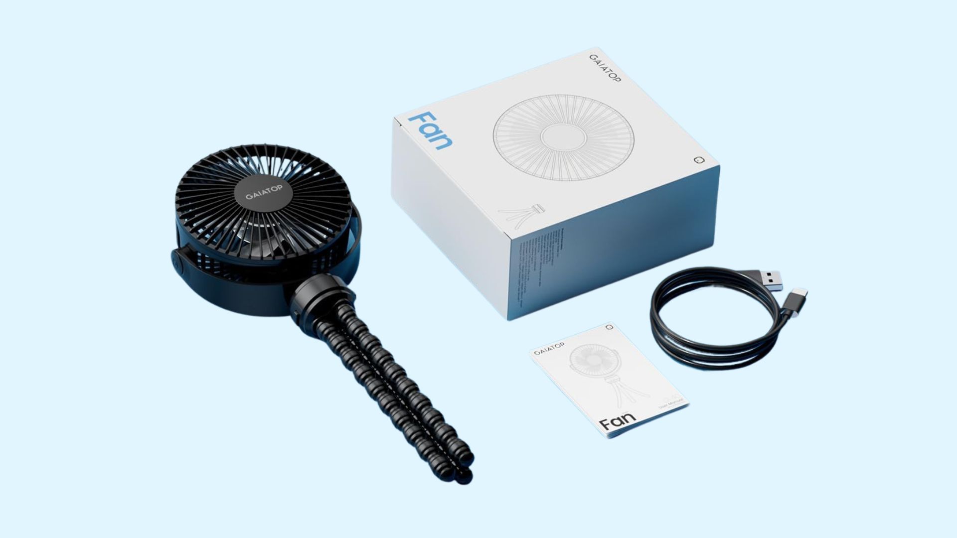 Gaiatop Mini Portable Stroller Fan