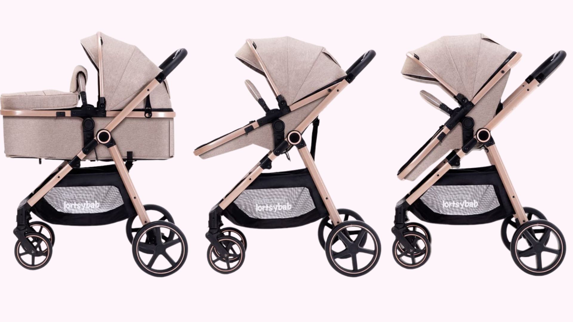 Lortsybab 2-in-1 Baby Stroller with Bassinet Mode Review – Comfort & Convenience