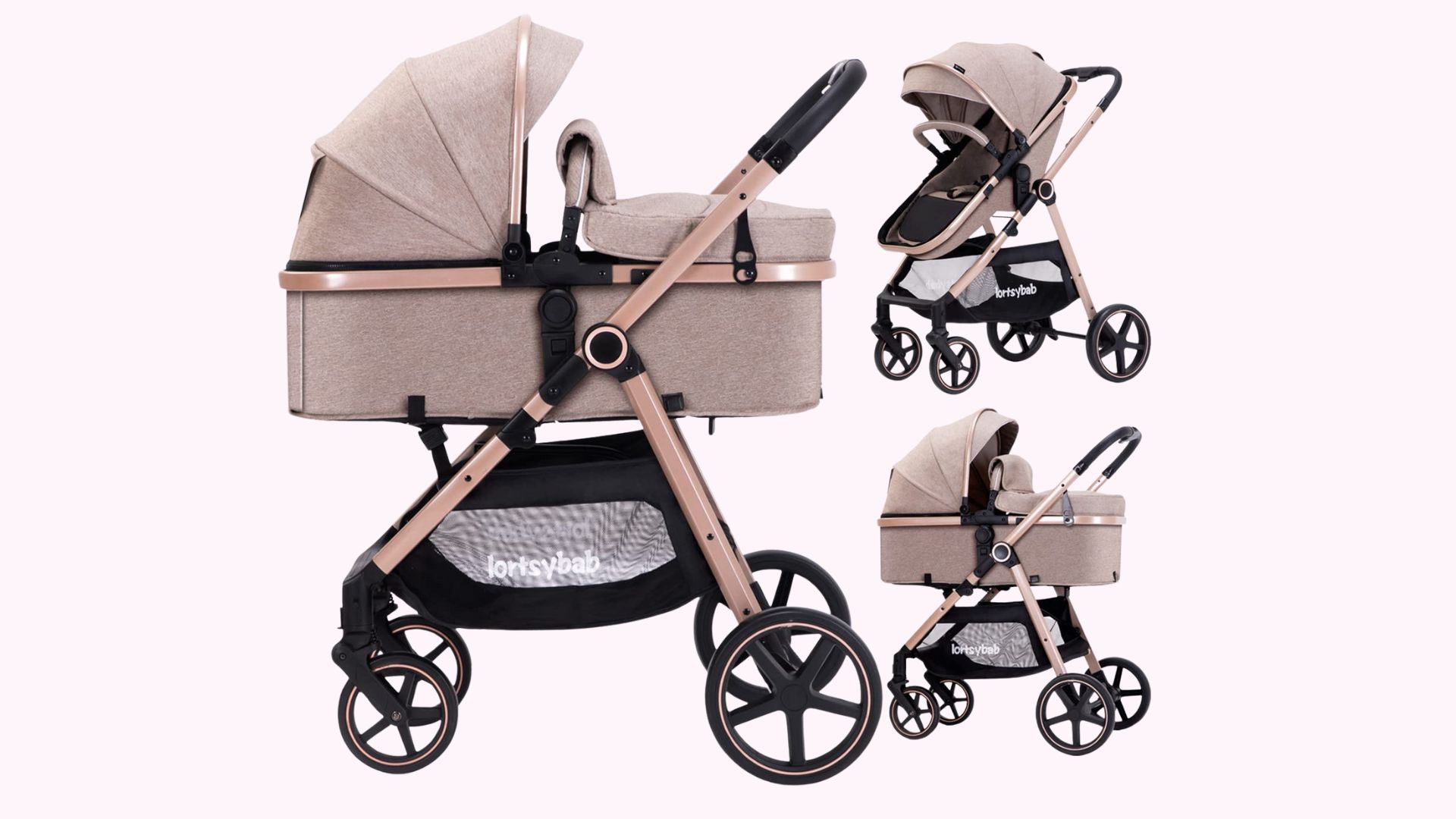 Lortsybab 2-in-1 Baby Stroller with Bassinet Mode Review – Comfort & Convenience