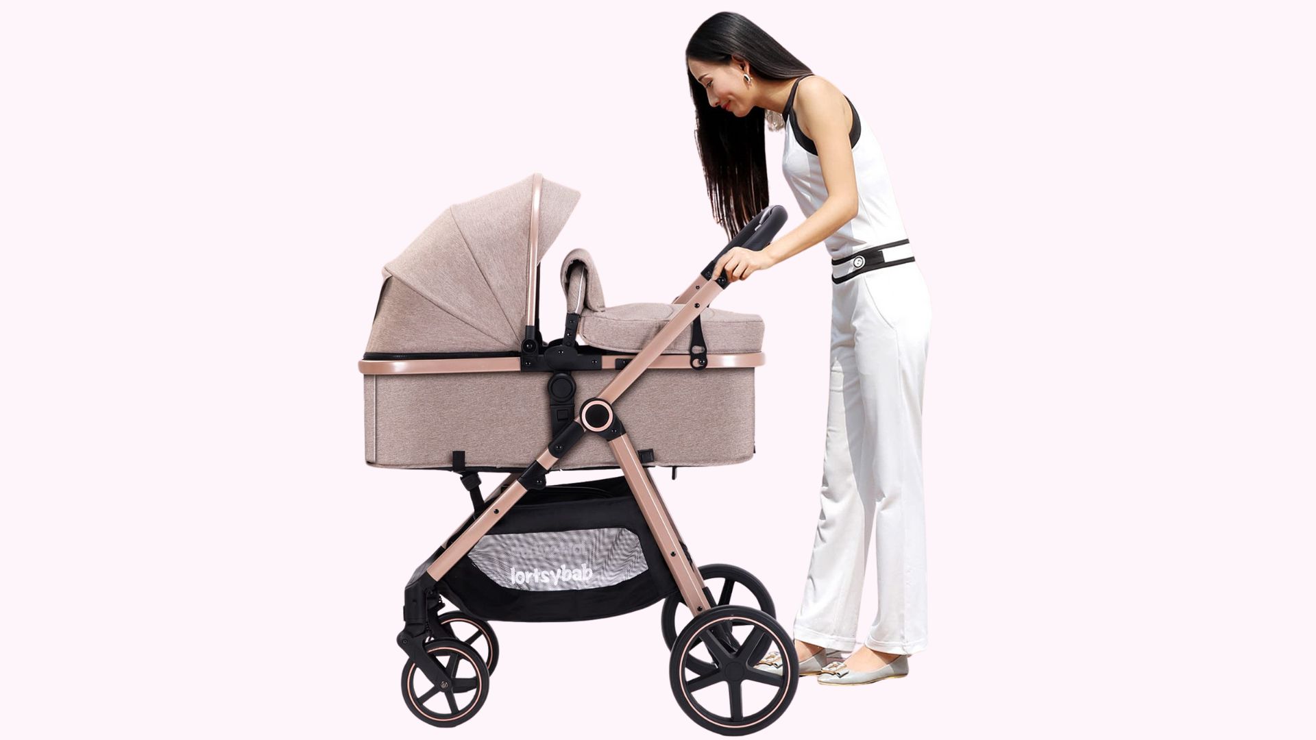 Lortsybab 2-in-1 Baby Stroller with Bassinet Mode Review – Comfort & Convenience