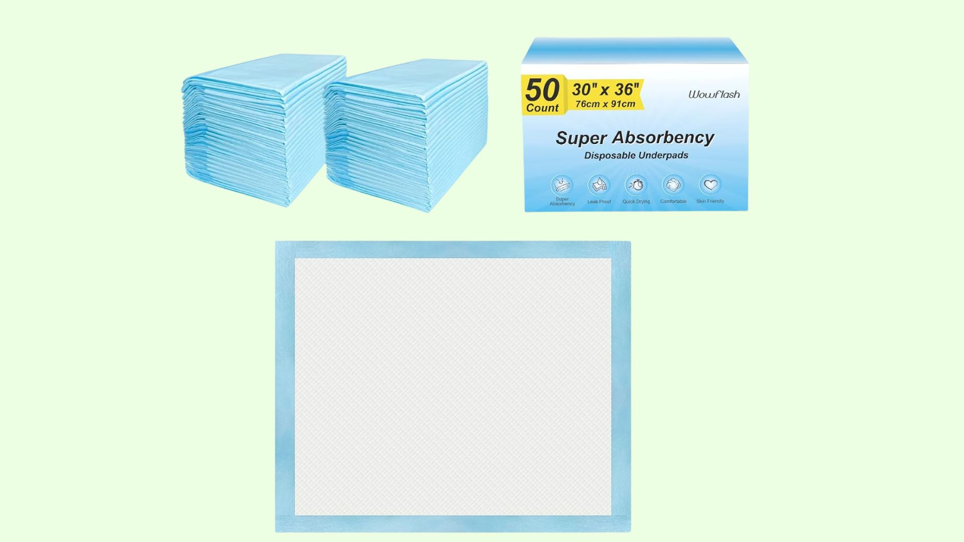 Super Absorbency Disposable Leakproof Underpads: Maximum Protection for Everyday Comfort
